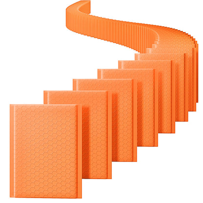 6x10 Bubble Mailer  #0 | Usable Size 6x9"| Orange