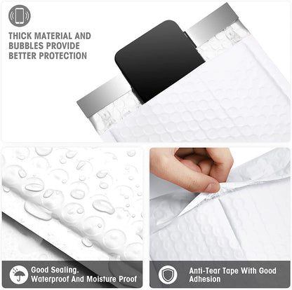 6x10 Inch Bubble Mailers  #0 | Usable Size 6x9" | 600 Pack Wholesale