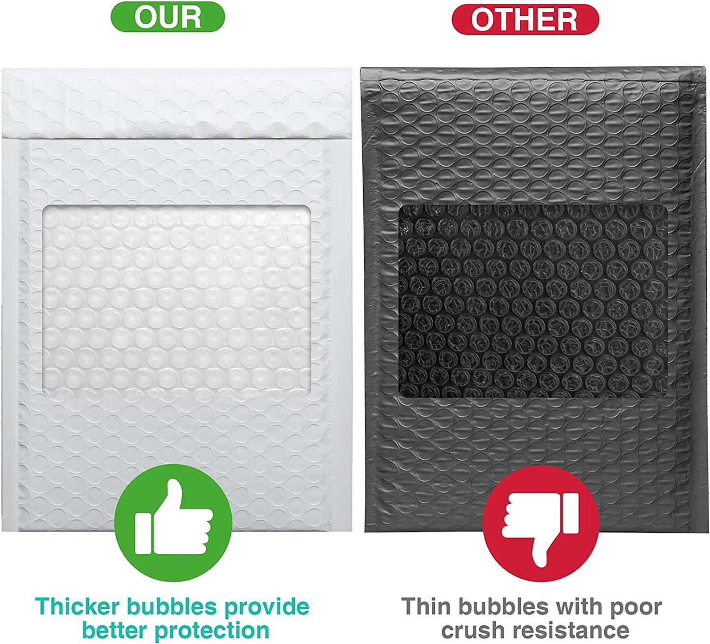 6x10 Inch Bubble Mailers  #0 | Usable Size 6x9" | 600 Pack Wholesale