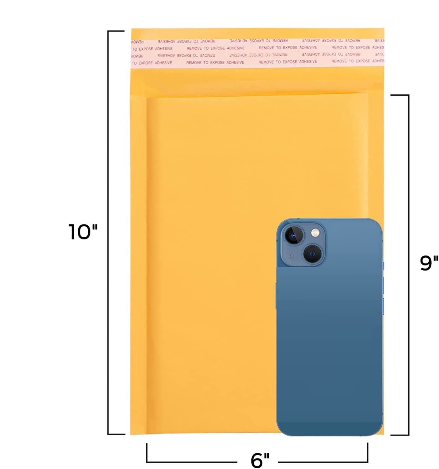 6x10  Kraft Bubble Mailers  #0 | Usable Size 6x9" | 600 Pack Wholesale