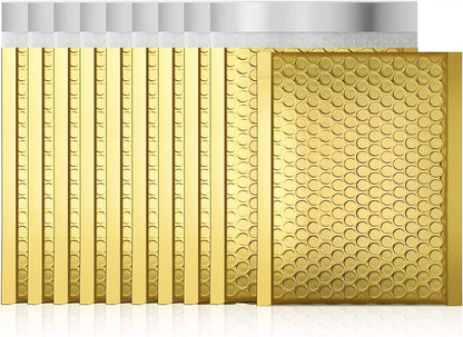 6x10 Bubble Mailer  #0 | Usable Size 6x9" | Gold