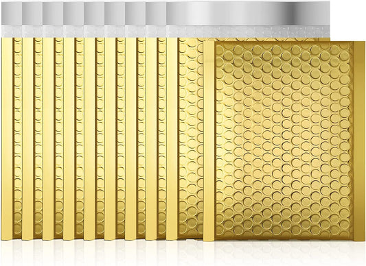 6x10 Bubble Mailer  #0 | Usable Size 6x9" | Gold