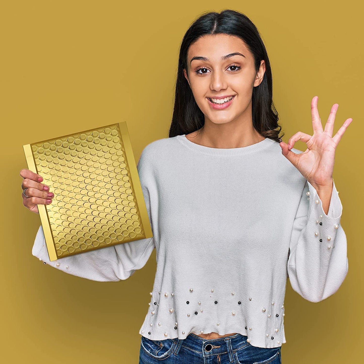6x10 Bubble Mailer  #0 | Usable Size 6x9" | Gold