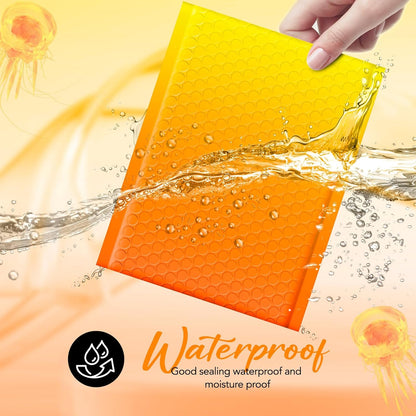 6x10 Bubble Mailer  #0 | Usable Size 6x9" | YellowOrange