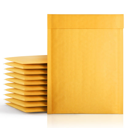 7.25x12 Kraft Bubble Mailer Padded Envelope #1 | Usable Size 7.25x11" | 250 Pack Wholesale