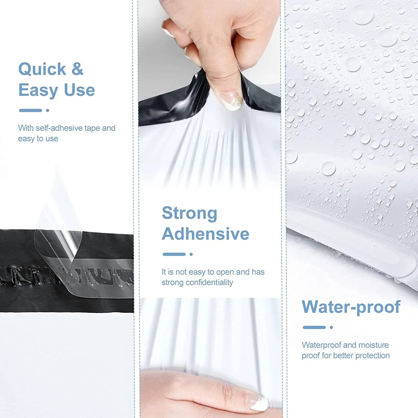 7.5x10.5 Inch Poly Mailers | 1000 Pack Wholesale