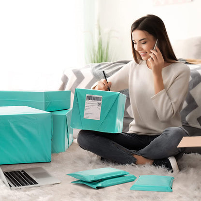 6x9 Poly-Mailer Envelope Shipping Bags | Teal