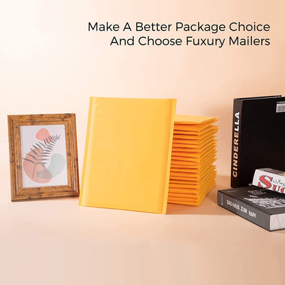 8.5x12 Kraft Bubble Mailer Padded Envelope #2 | Usable Size 8.5x11" | 500 Pack Wholesale