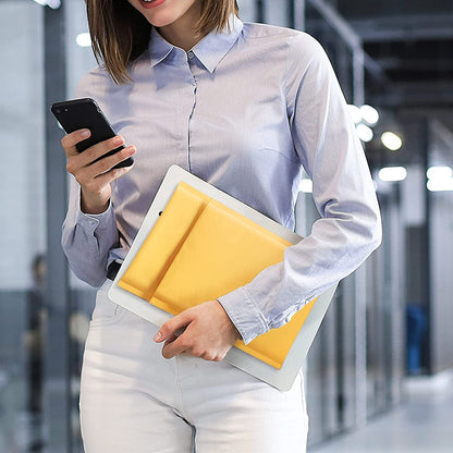 8.5x12 Kraft Bubble Mailer Padded Envelope #2 | Usable Size 8.5x11"| Yellow