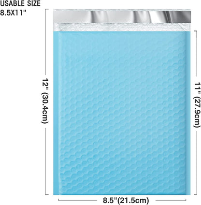 8.5x12 Bubble - Mailer Padded Envelope | Blue - Shipping In Style