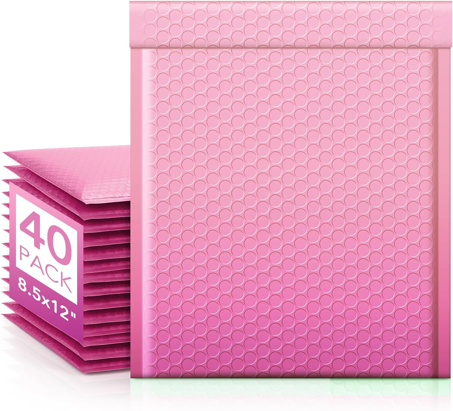 8.5x12 Bubble - Mailer Padded Envelope | Gradient Pink - Shipping In Style