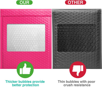 8.5x12 Bubble - Mailer Padded Envelope | Hot Pink - Shipping In Style