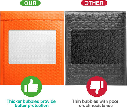 8.5x12 Bubble - Mailer Padded Envelope | Orange - Shipping In Style