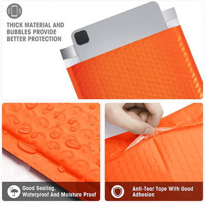 8.5x12 Bubble - Mailer Padded Envelope | Orange - Shipping In Style