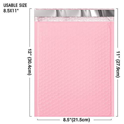 8.5x12 Bubble - Mailer Padded Envelope | Sakura Pink - Shipping In Style