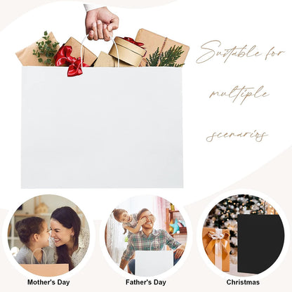 16x6x12 Inch Kraft Paper Gift Bags | 100 Pack Wholesale