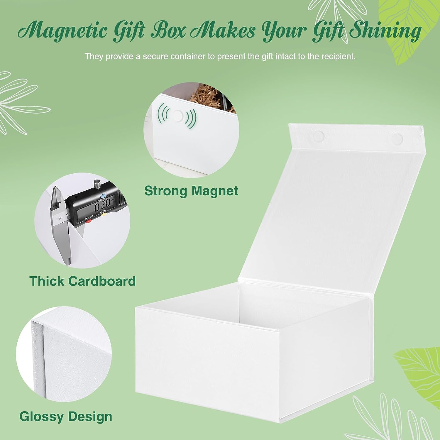 8x8x4 Inch Magnetic Gift Boxes - Shipping In Style