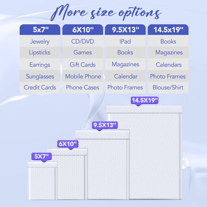 5.75x8.5 Bubble Mailer | Usable Size 5x7"  | 800 Pack Wholesale