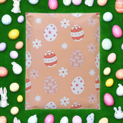 Easter Egg Poly Mailers Size 14x17 Spring Poly Mailers