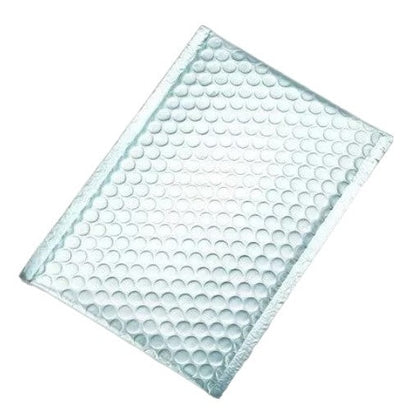 Ice Blue Metallic Bubble Mailers Size 8.5x12 Padded Envelopes