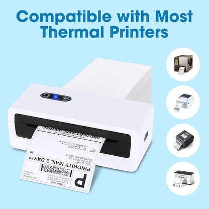 4x6 Direct Thermal Shipping Labels Paper | White