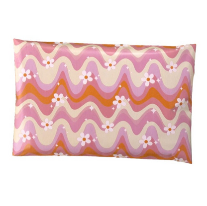 Pink Wavy Daisy Poly Mailers Size 6x9 Colorful Shipping Bags