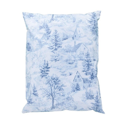 Winter Cottage Snowy Christmas Poly Mailers Size 19x24 Holiday Shipping Bags