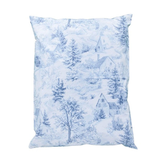 Winter Cottage Snowy Christmas Poly Mailers Size 19x24 Holiday Shipping Bags