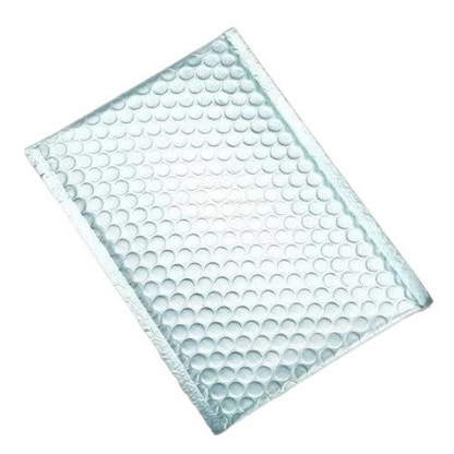 Ice Blue Metallic Bubble Mailers Size 8.5x12 Padded Envelopes