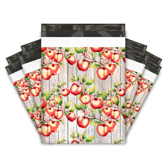 Apple Poly Mailers Size 10x13 inch Pack of 20 Colorful Shipping Bags - Shipping In Style