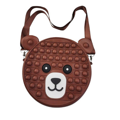 Bear Pop Bags Fidget Bag Bubble Pop Toy - Shipping In Style