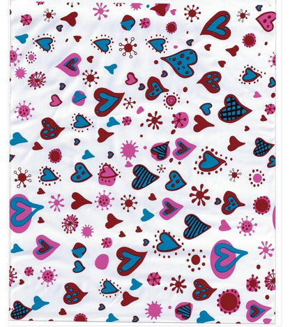 Blue Pink Heart Colorful Poly Mailers Size 6x9 Shipping Bags - Shipping In Style