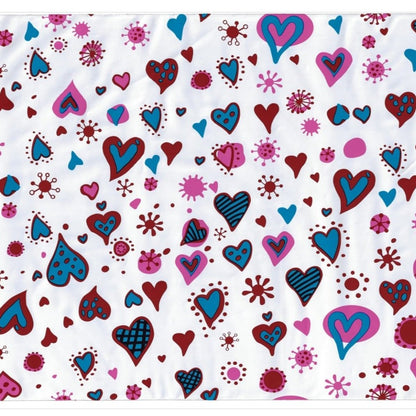 Blue Pink Heart Colorful Poly Mailers Size 6x9 Shipping Bags - Shipping In Style
