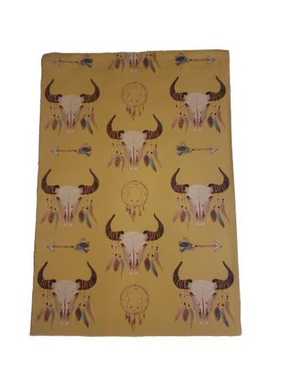 Boho Bull Skull Poly Mailers Size 10x13 Colorful Shipping Bags - Shipping In Style