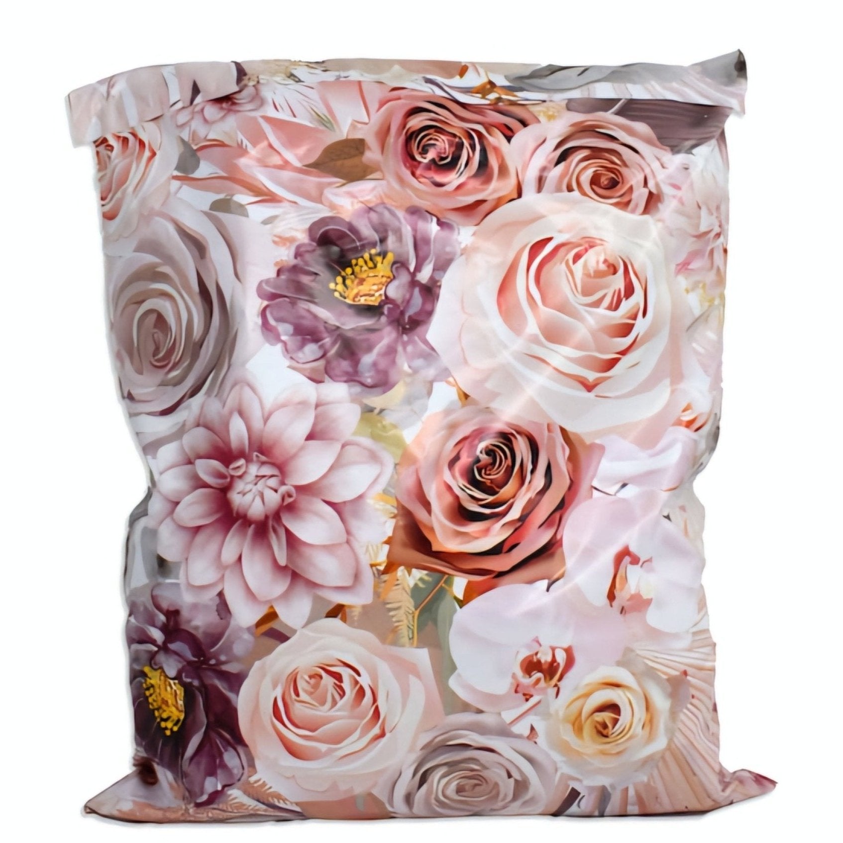 Boho Flowers & Roses Poly Mailers Size 10x13 Shipping Bags - Shipping In Style