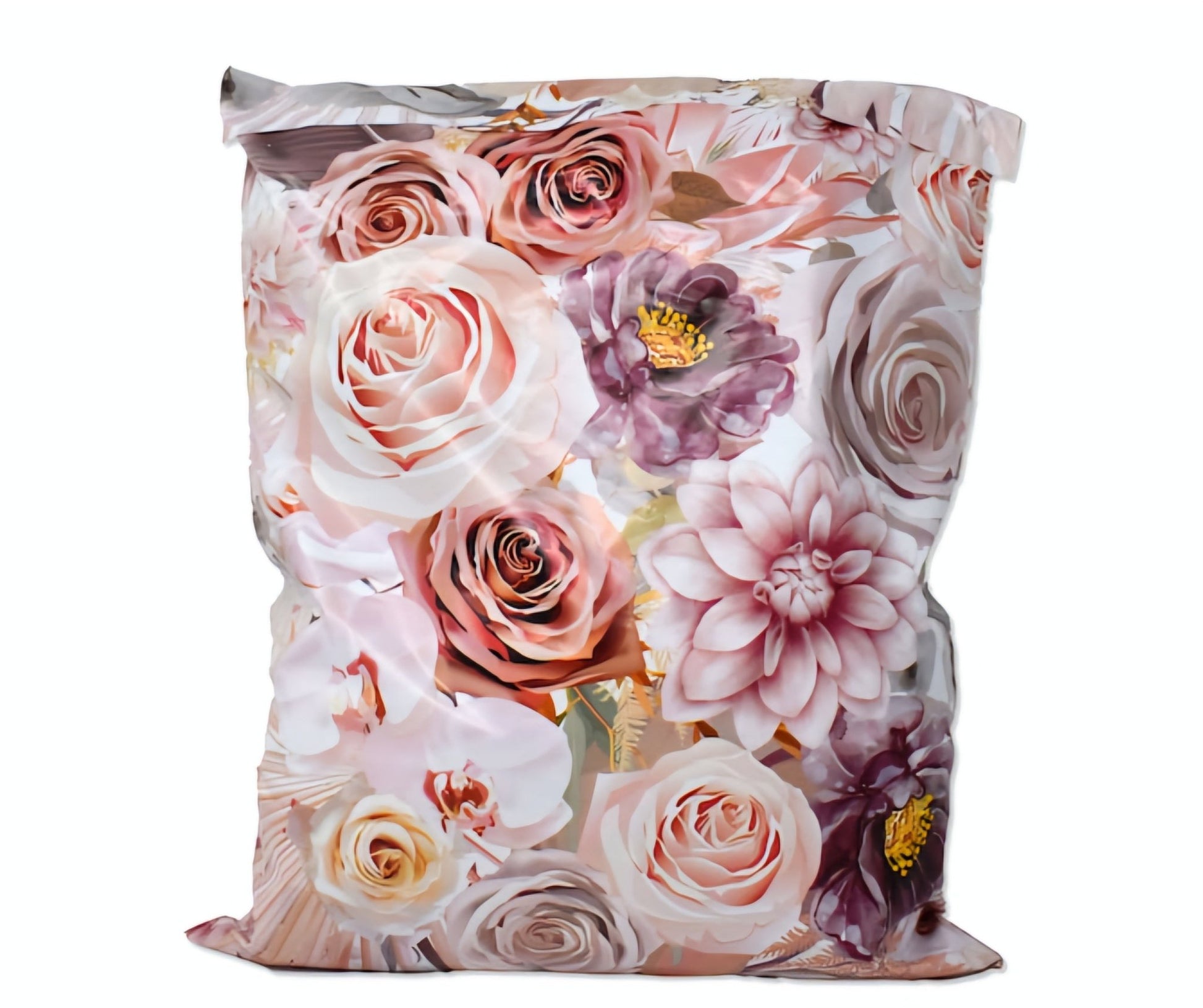 Boho Flowers & Roses Poly Mailers Size 14x17 Colorful Shipping Bags - Shipping In Style