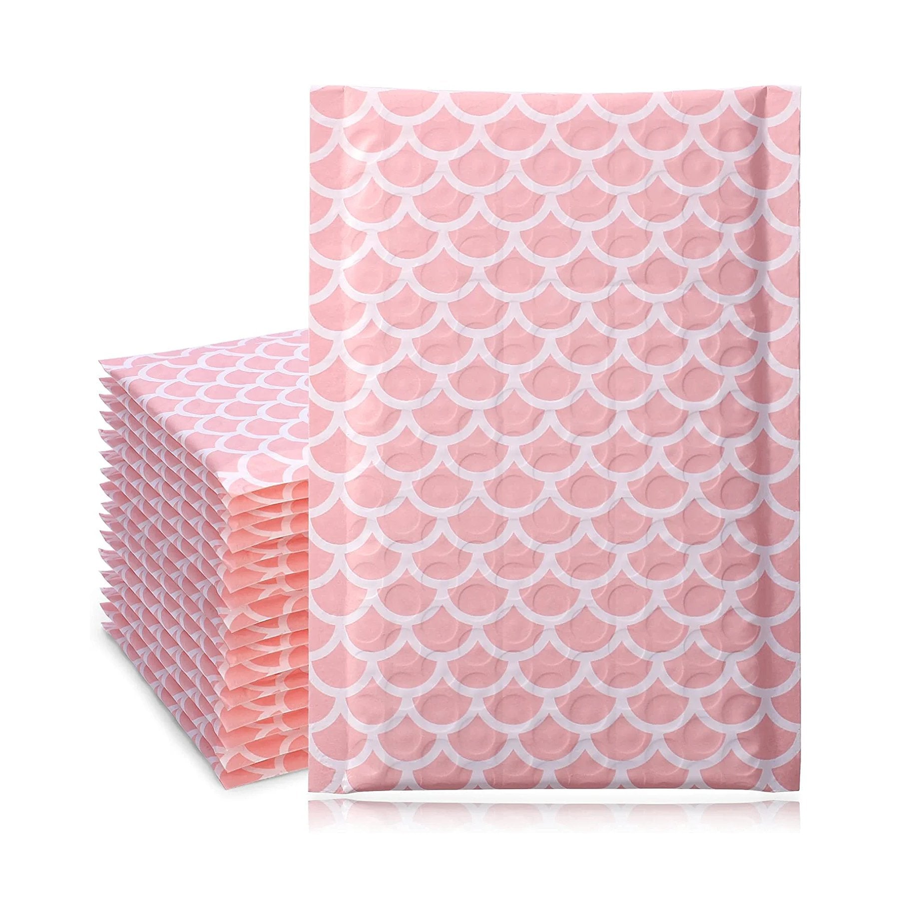 Bubble Mailers Size 4x8 Mermaid Pink Shipping Supplies Padded Bags - Shipping In Style
