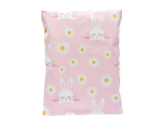 Bunny Easter Poly Mailers Size 10x13 Colorful Shipping Bags - Shipping In Style