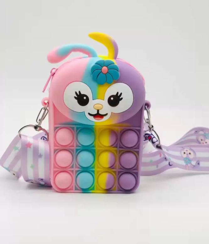 Bunny Fidget Crossbody Bag Bubble Pop Toy - Shipping In Style