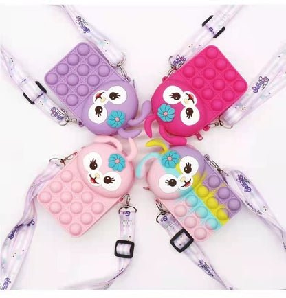 Bunny Fidget Crossbody Bag Bubble Pop Toy - Shipping In Style