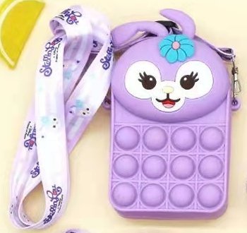 Bunny Fidget Crossbody Bag Bubble Pop Toy - Shipping In Style