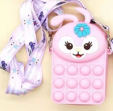 Bunny Fidget Crossbody Bag Bubble Pop Toy - Shipping In Style