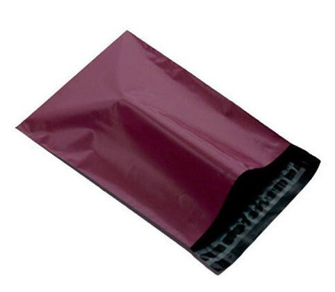 Burgundy Purple Poly Mailers Size 14.5x19 Colorful Shipping Bags - Shipping In Style