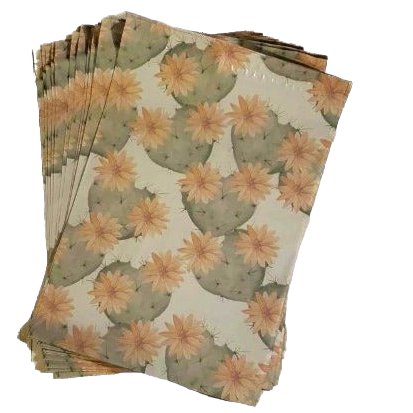 Cactus Blossoms Poly Mailers Size 10x13 Colorful Shipping Bags - Shipping In Style