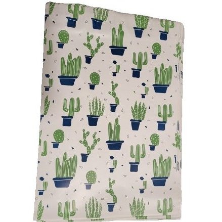 Cactus Plants Poly Mailers Size 10x13 Colorful Shipping Bags White - Shipping In Style