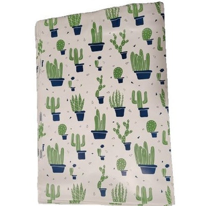 Cactus Plants Poly Mailers Size 10x13 Colorful Shipping Bags White - Shipping In Style