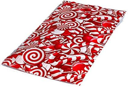 Candy Cane Christmas Poly Mailers Size 6x9 Shipping Bags - Shipping In Style