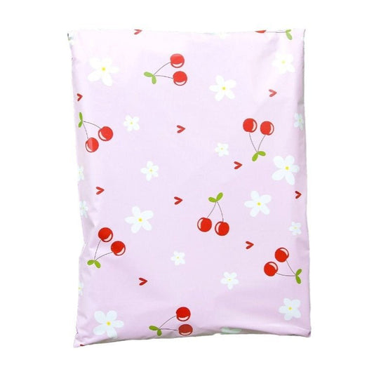Cherry Poly Mailers Size 7.5x10.5 Shipping Bags - Shipping In Style
