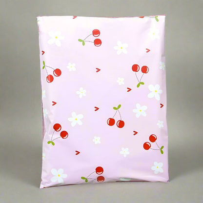 Cherry Poly Mailers Size 7.5x10.5 Shipping Bags - Shipping In Style