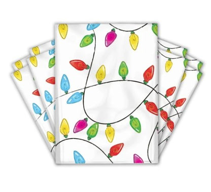 Christmas Lights Colorful Poly Mailers Size 10x13 Shipping Bags - Shipping In Style